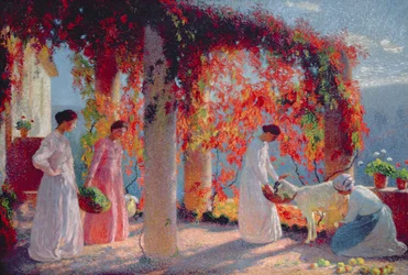 Die Pergola in Marquayrol